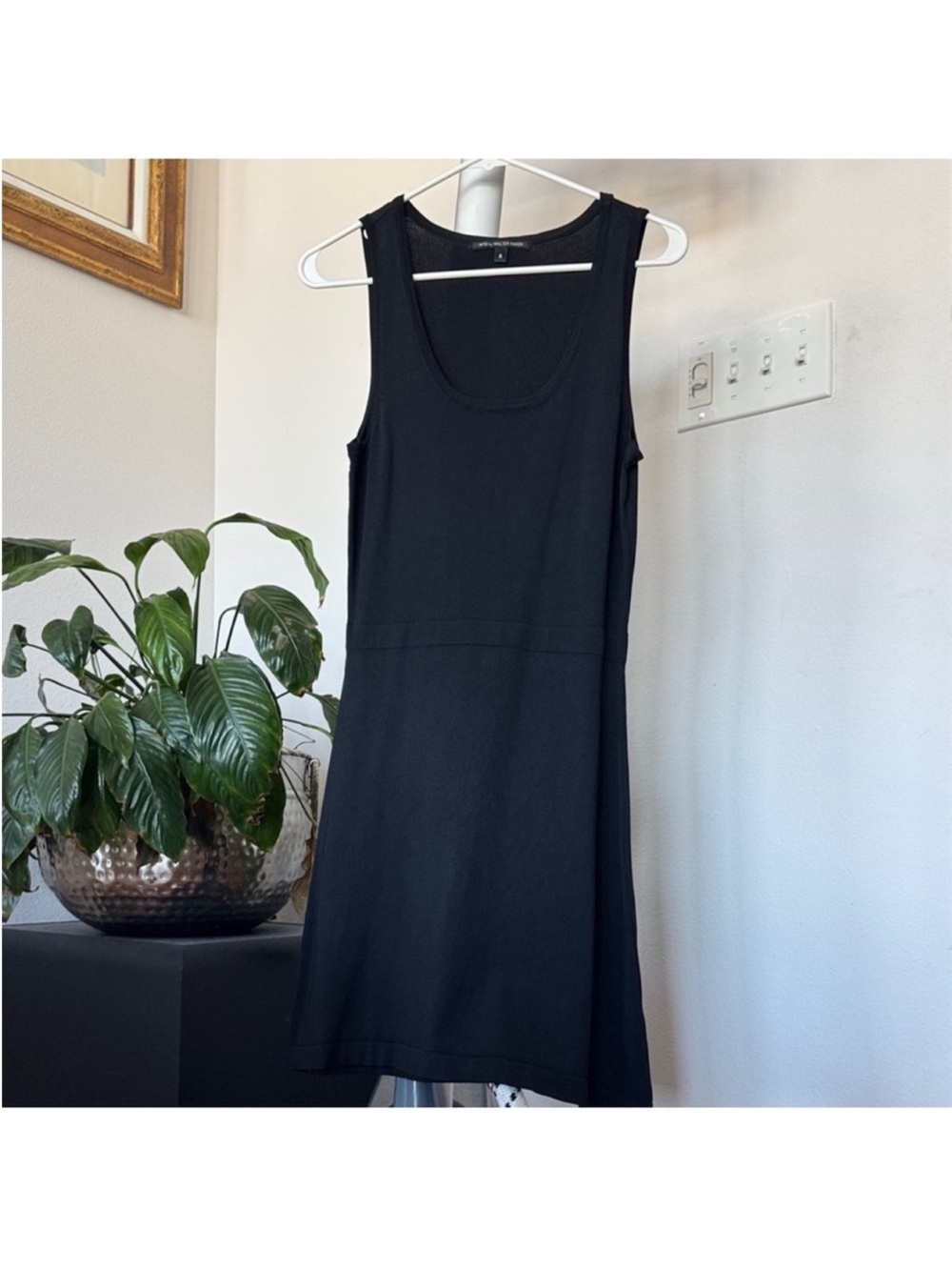 W118 by Walter Baker Black Knit Tank Dress Sz S Sleeveless stretchy